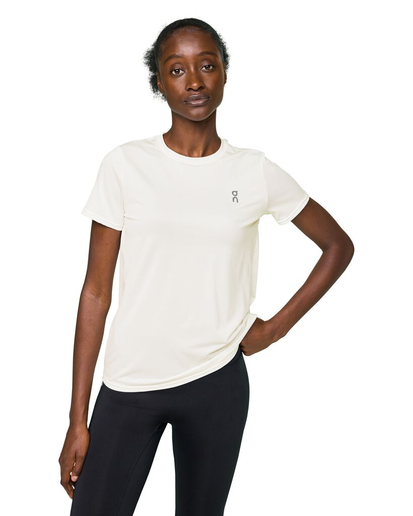 On Women's Core-T in Undyed White