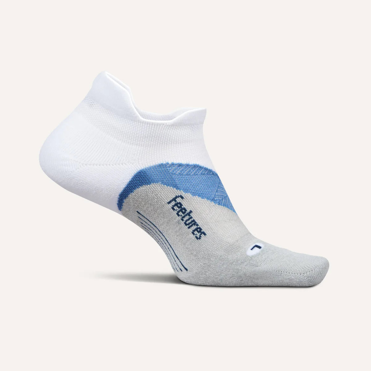 Feetures Elite Light Cushion Tab in White Tide