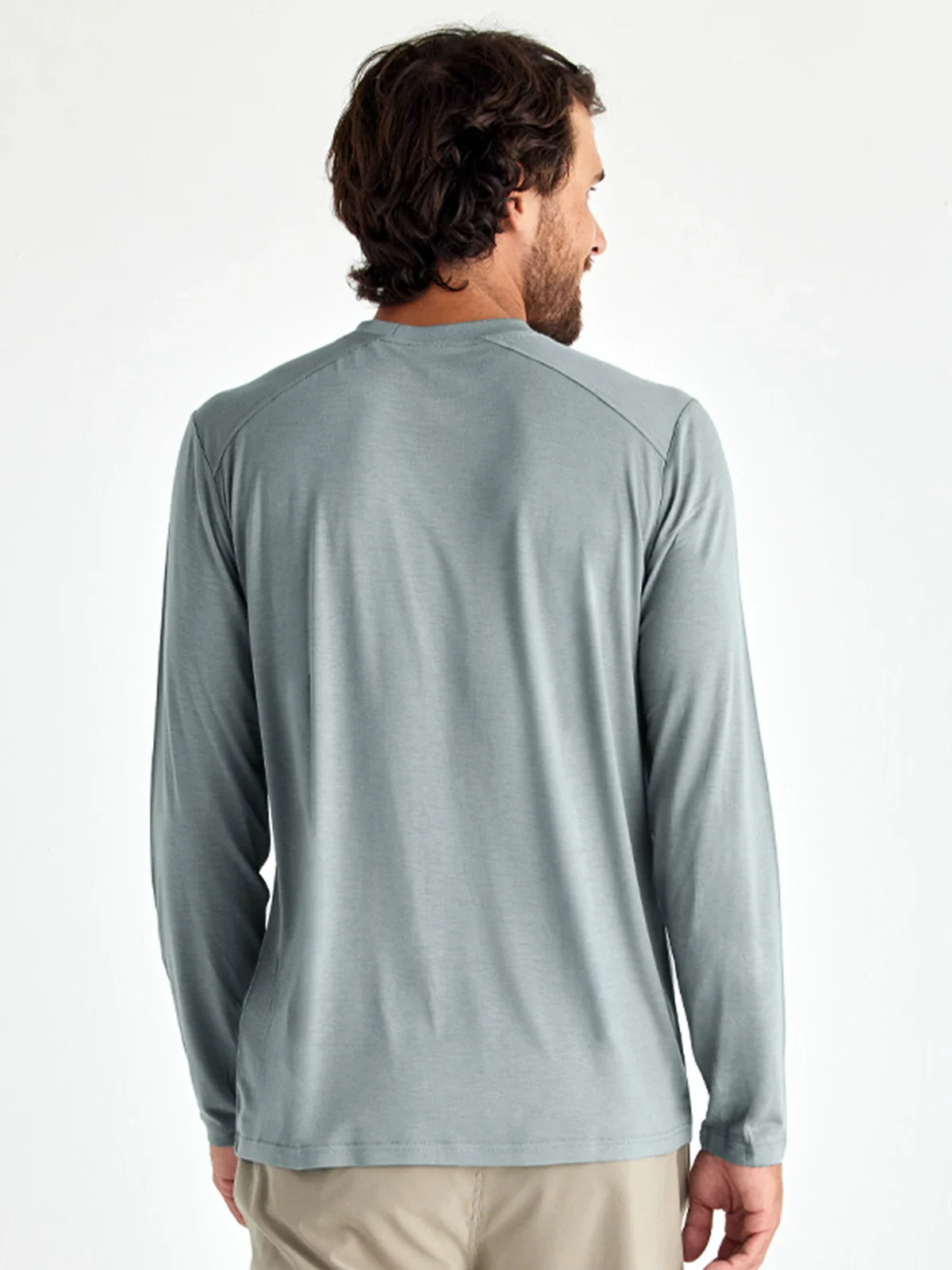 Free Fly Men's Bamboo Lightweight Long Sleeve in Slate