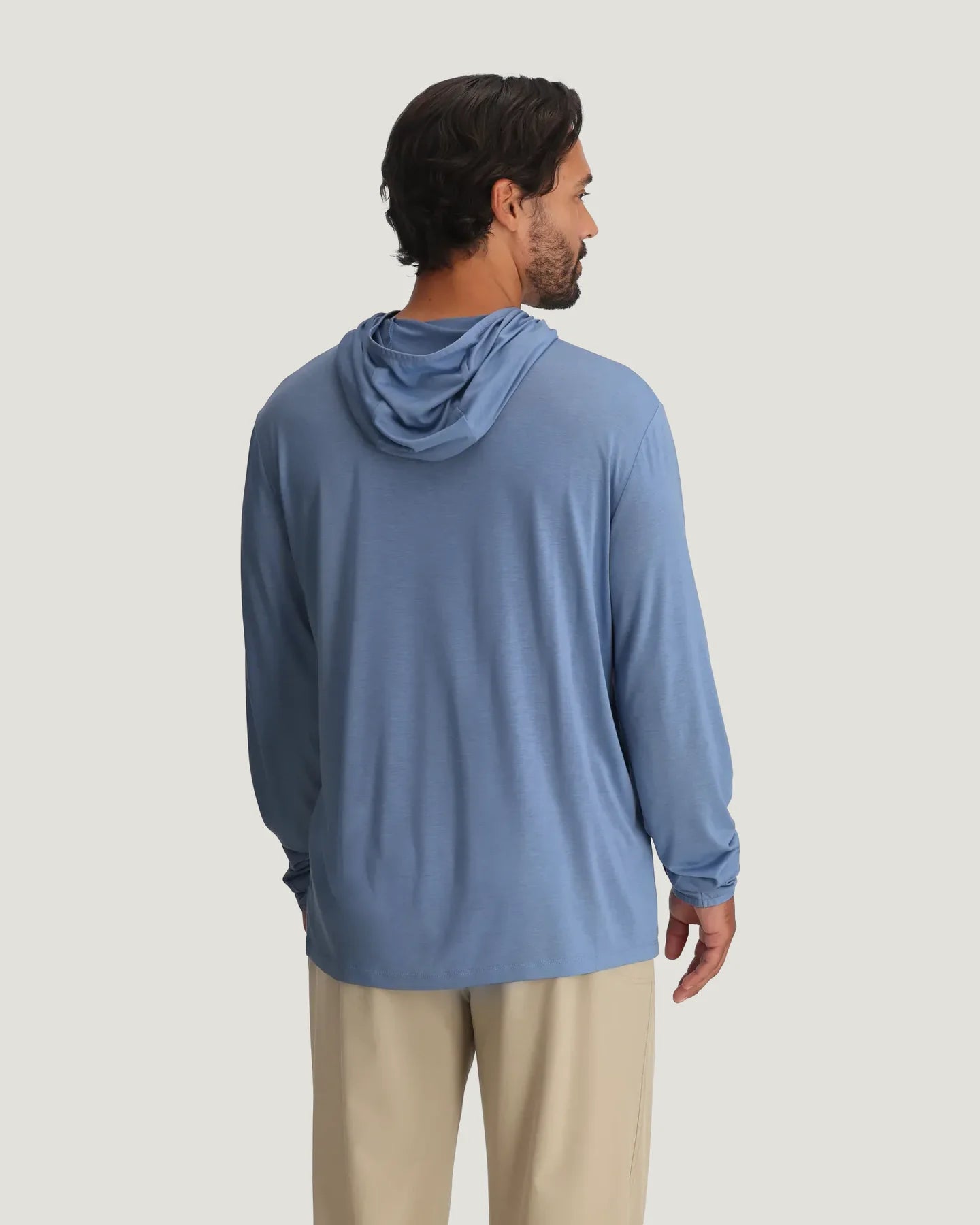 Free Fly Men's Bamboo Lightweight Hoodie in Last Light