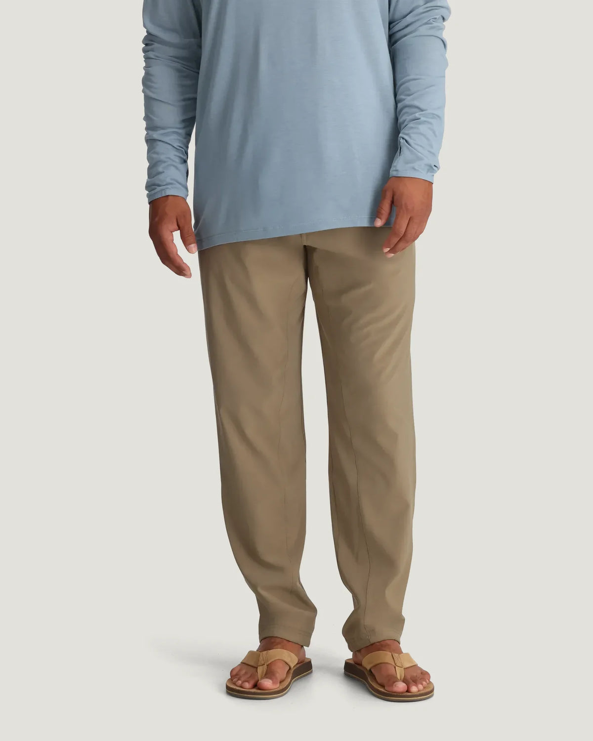 Free Fly Men's Breeze Pant in Dark Khaki