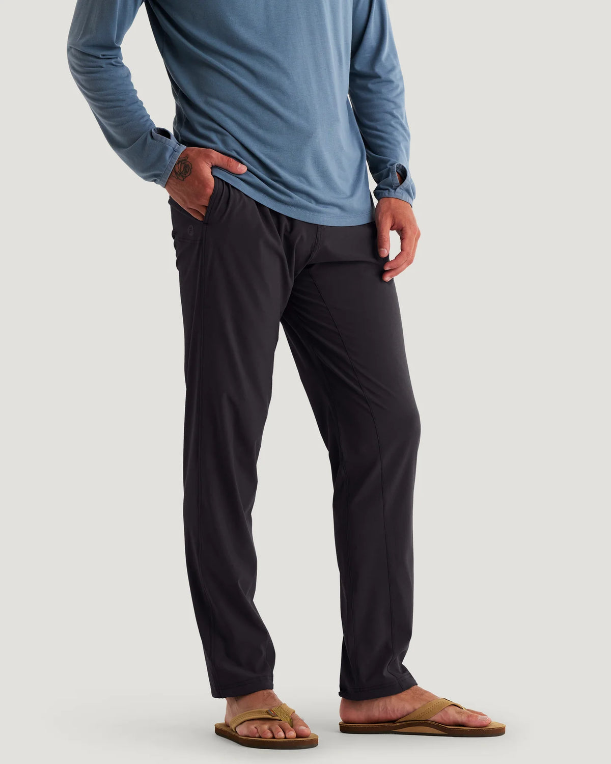 Free Fly Men's Breeze Pant in Anthracite