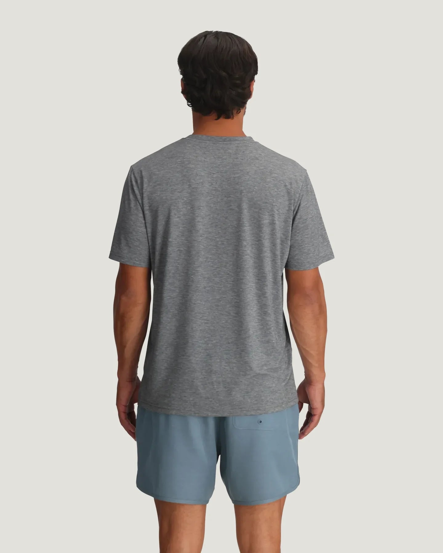Free Fly Men's Elevate Lightweight Tee in Heather Grey