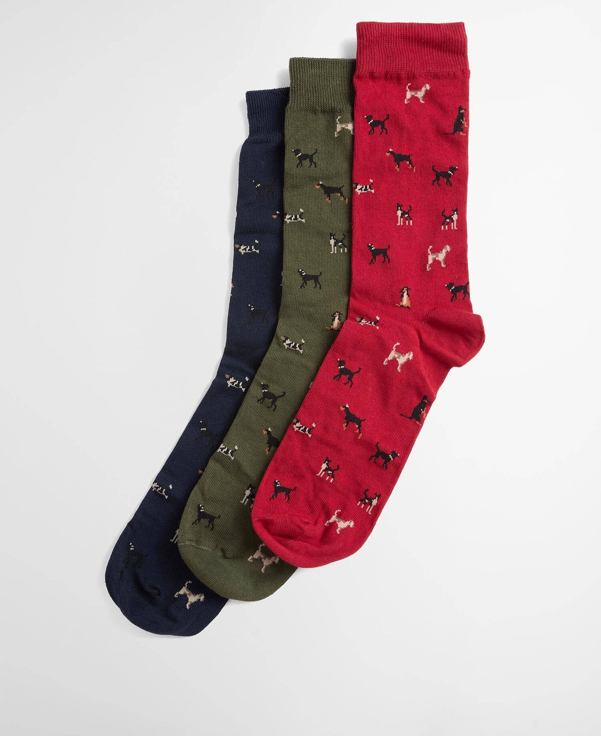 Barbour Socks 3-Pack Dog Gift Set
