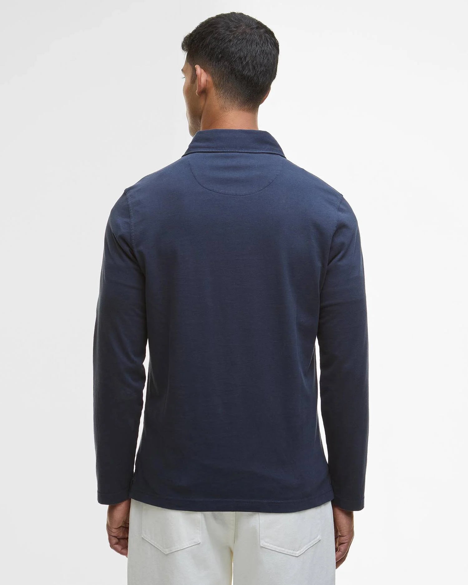 Barbour Margrove LS Tailored Polo Shirt in Navy