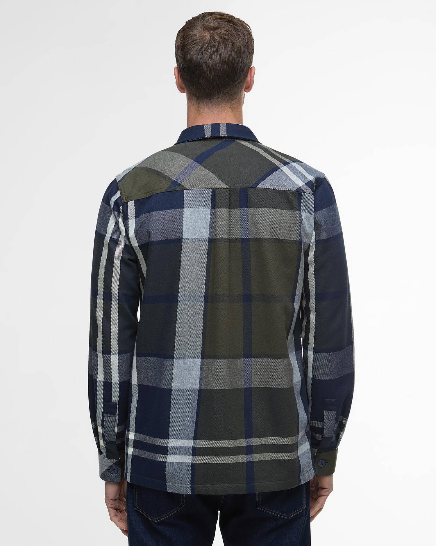 Barbour Lannich Tartan Overshirt in Fernwood Tartan