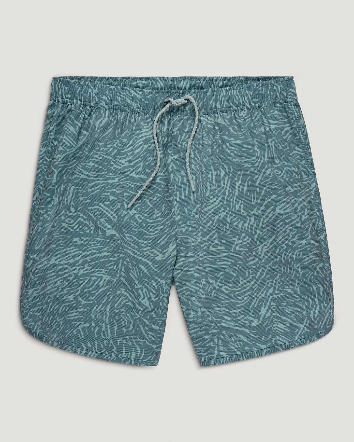 Free Fly Men's Reverb Short – 7" in Tidal Flow Print Stormy Sea