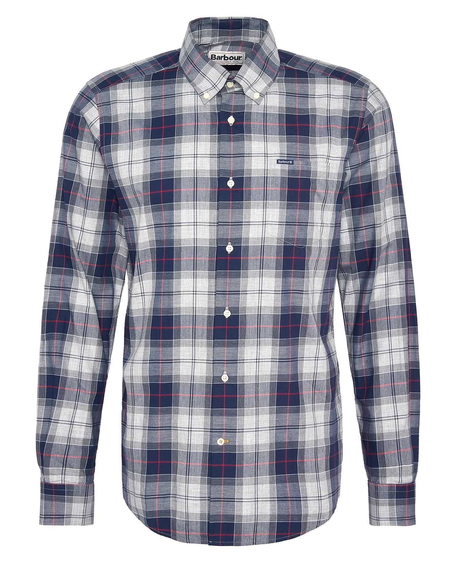 Barbour Wetheram Long Sleeved Shirt in Blue