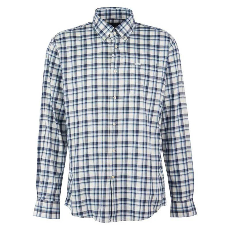 Barbour Turville Regular Fit Long Sleeve Shirt in Blue
