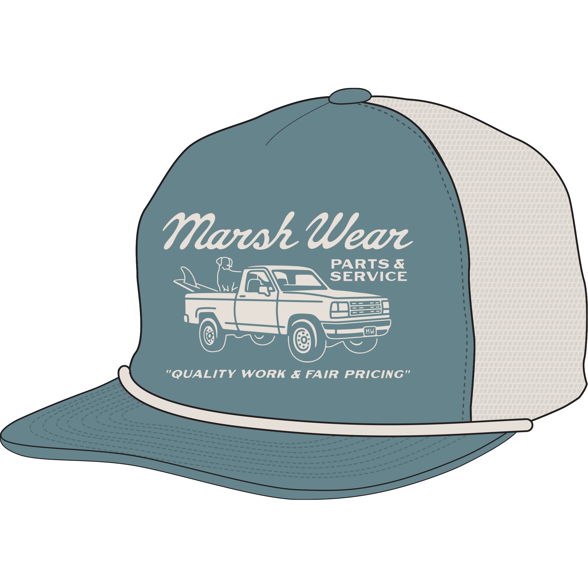 Marsh Parts & Service Trucker Hat
