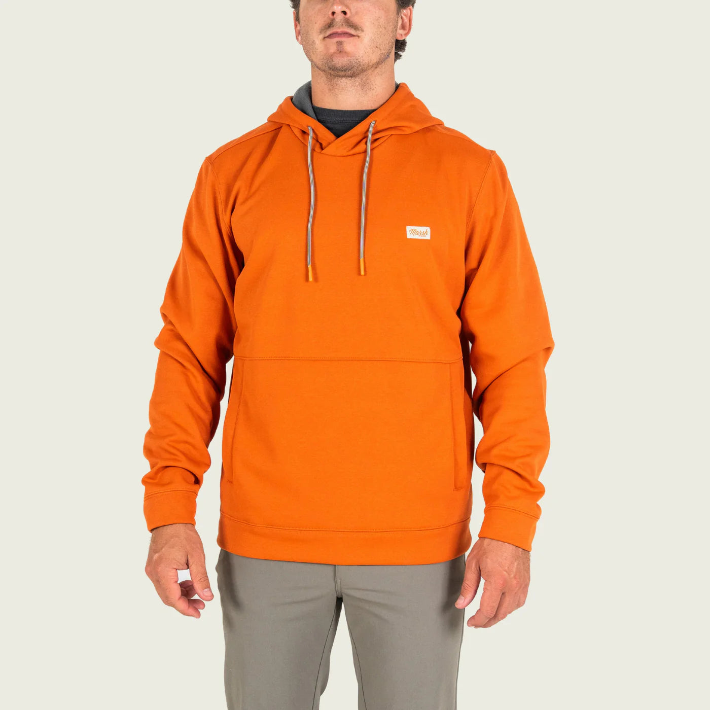 Marsh Nor'easter Hoodie in Apricot Orange