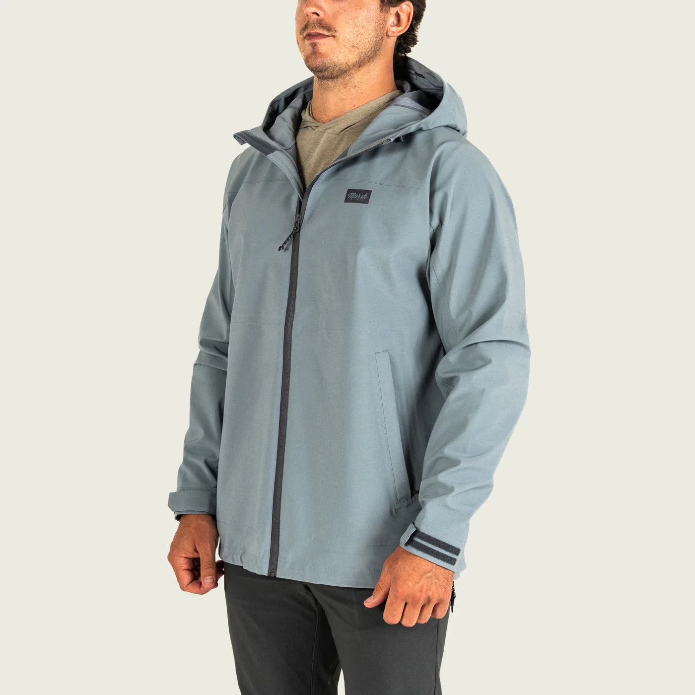 Marsh Cumberland Rain Jacket in Steel