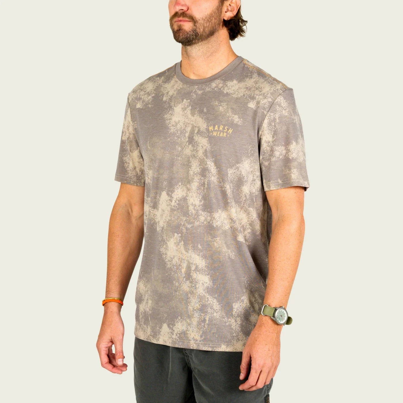 Marsh Stackhouse Tech Tee in Rock Overland Camo
