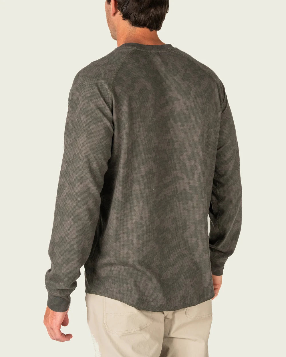 Marsh Surfside Waffle Shirt in Fossil Foxhole Camo