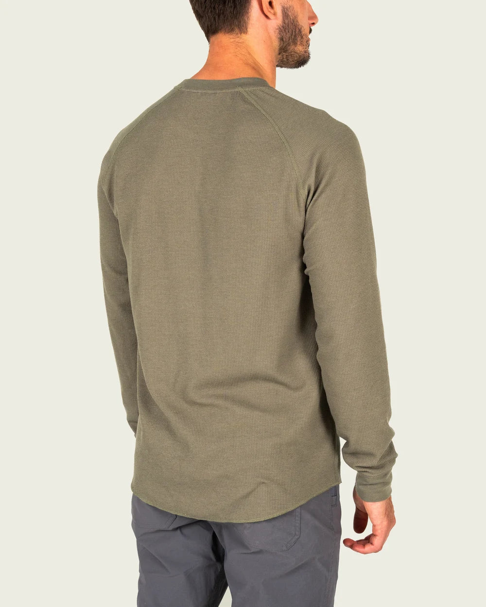 Marsh Surfside Waffle Shirt in Sage Brush