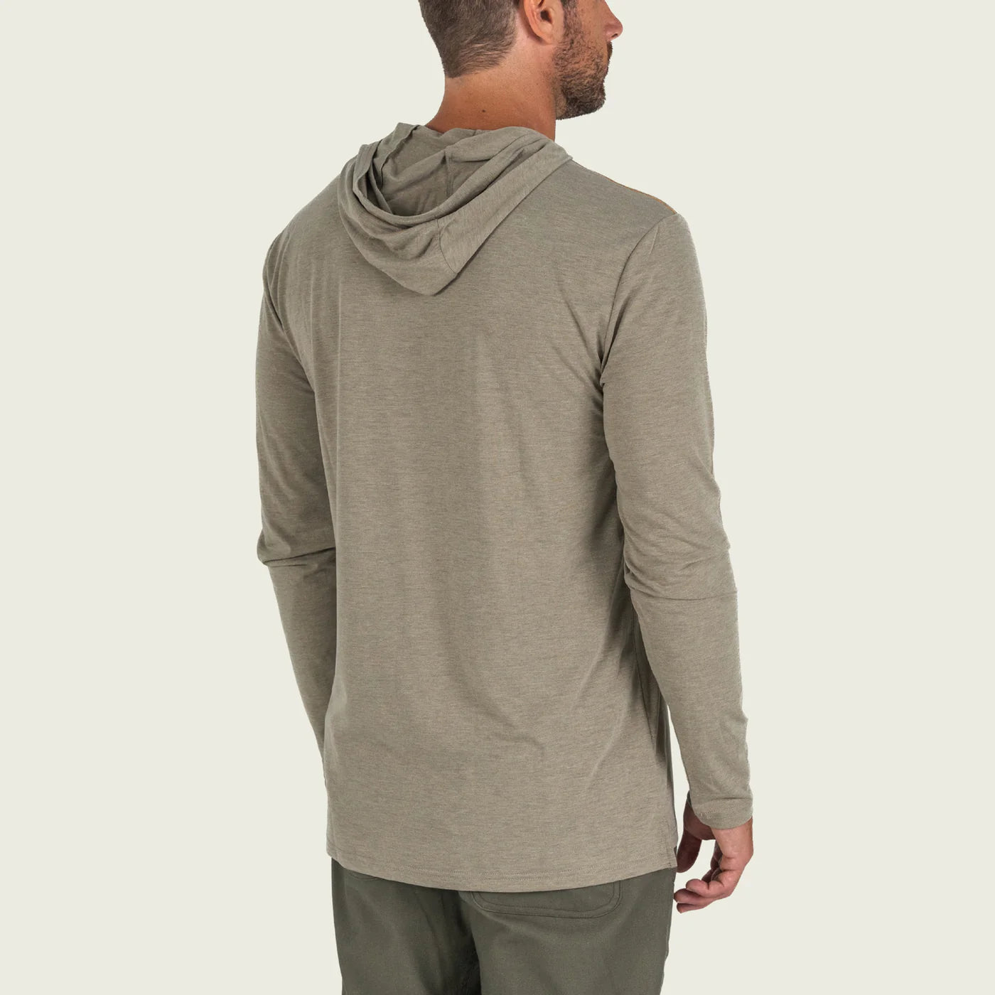 Marsh Buxton Tech Hoodie in Coriander Heather