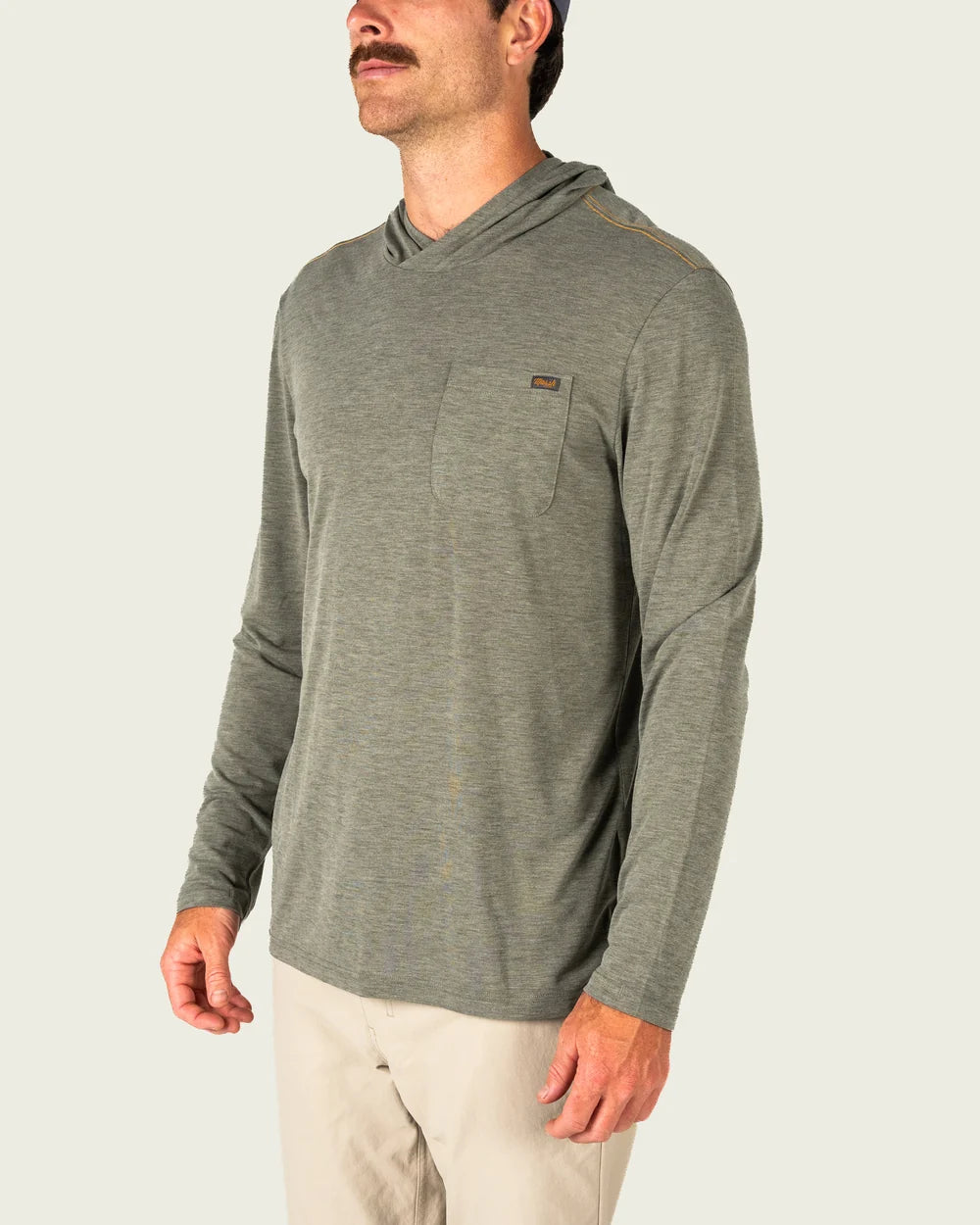 Marsh Buxton Hoodie in Grape Leaf Heather