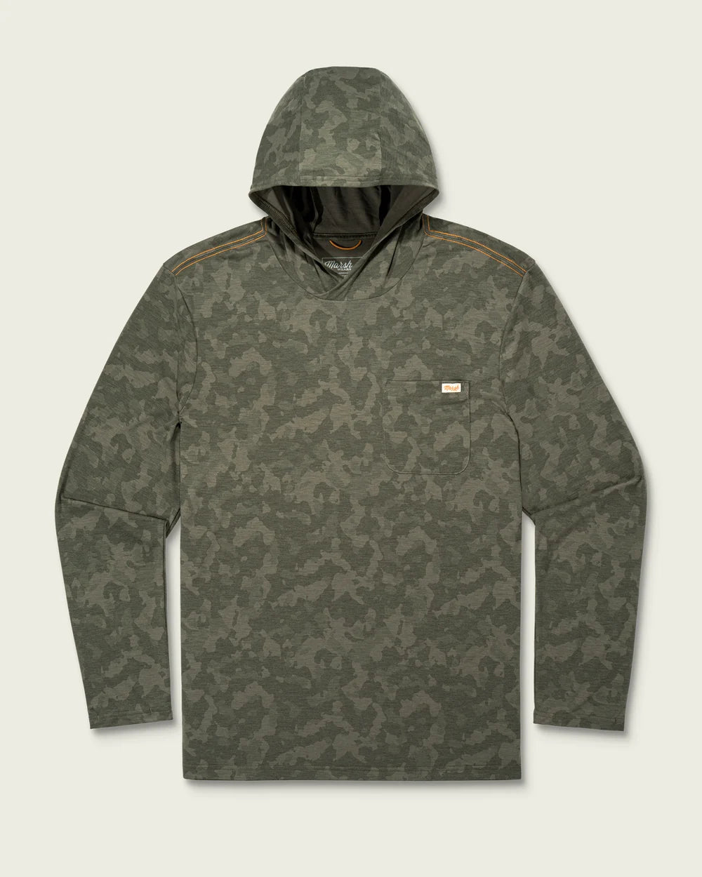 Marsh Surfside Buxton Hoodie in Fossil Foxhole Camo