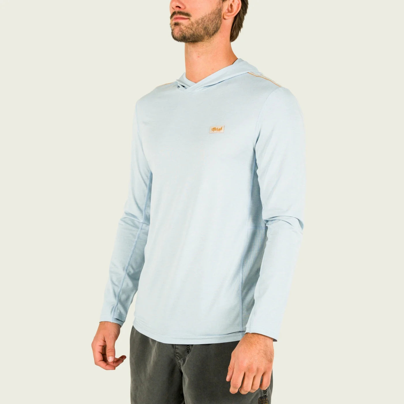 Marsh High Noon Hoodie in Angel Falls Heather