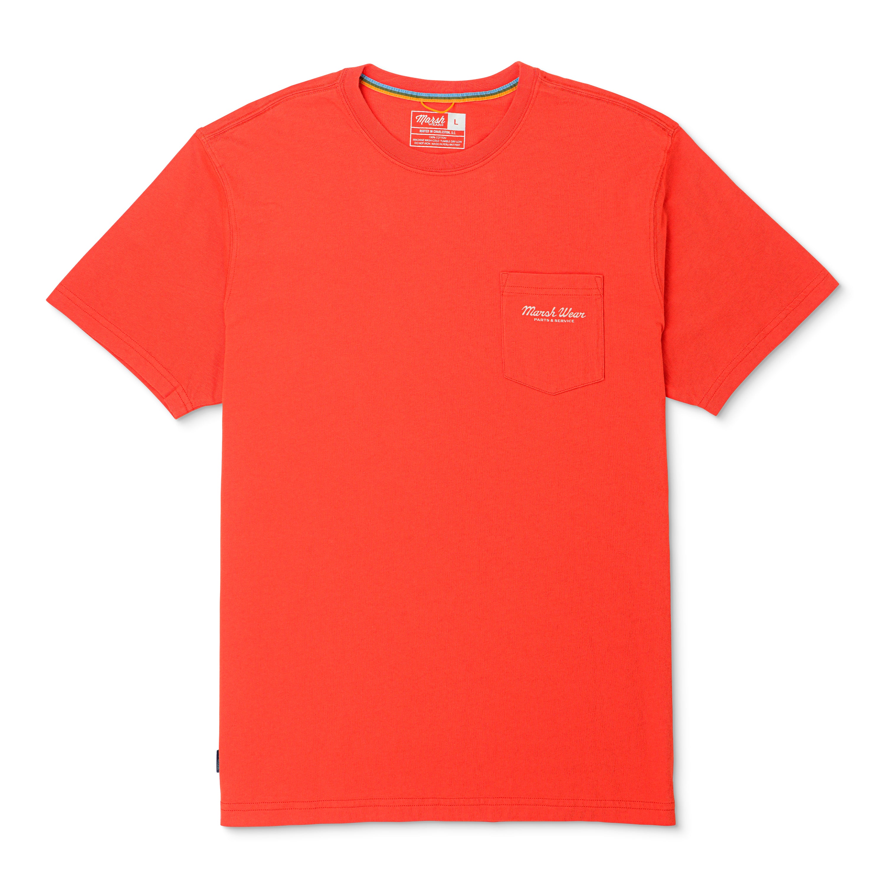 Marsh Parts & Service Short Sleeve Tee in Ginger