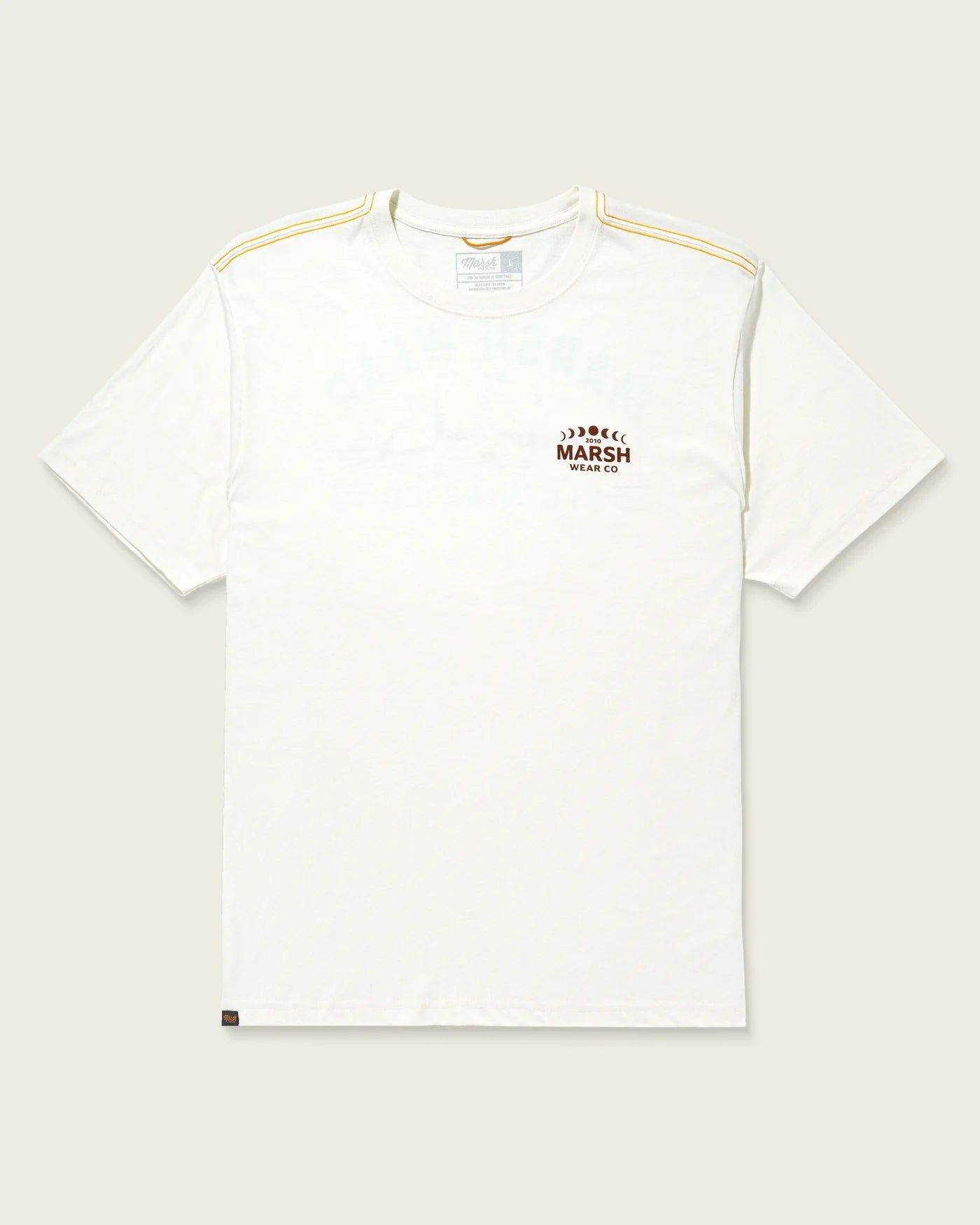 Marsh Lunar Tee in Vintage White Heather