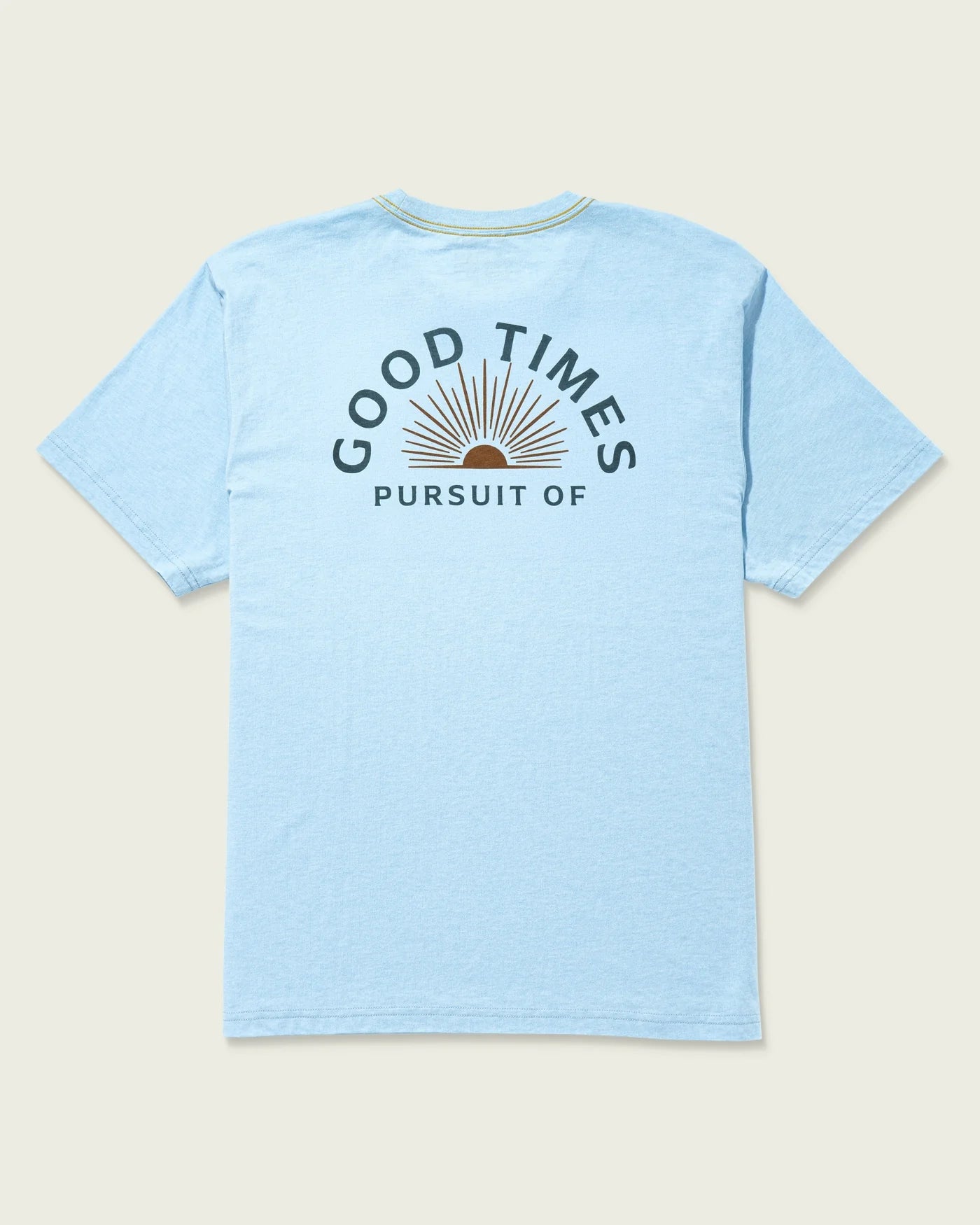Marsh Sun Up Short Sleeve Tee in Angel Falls Heather