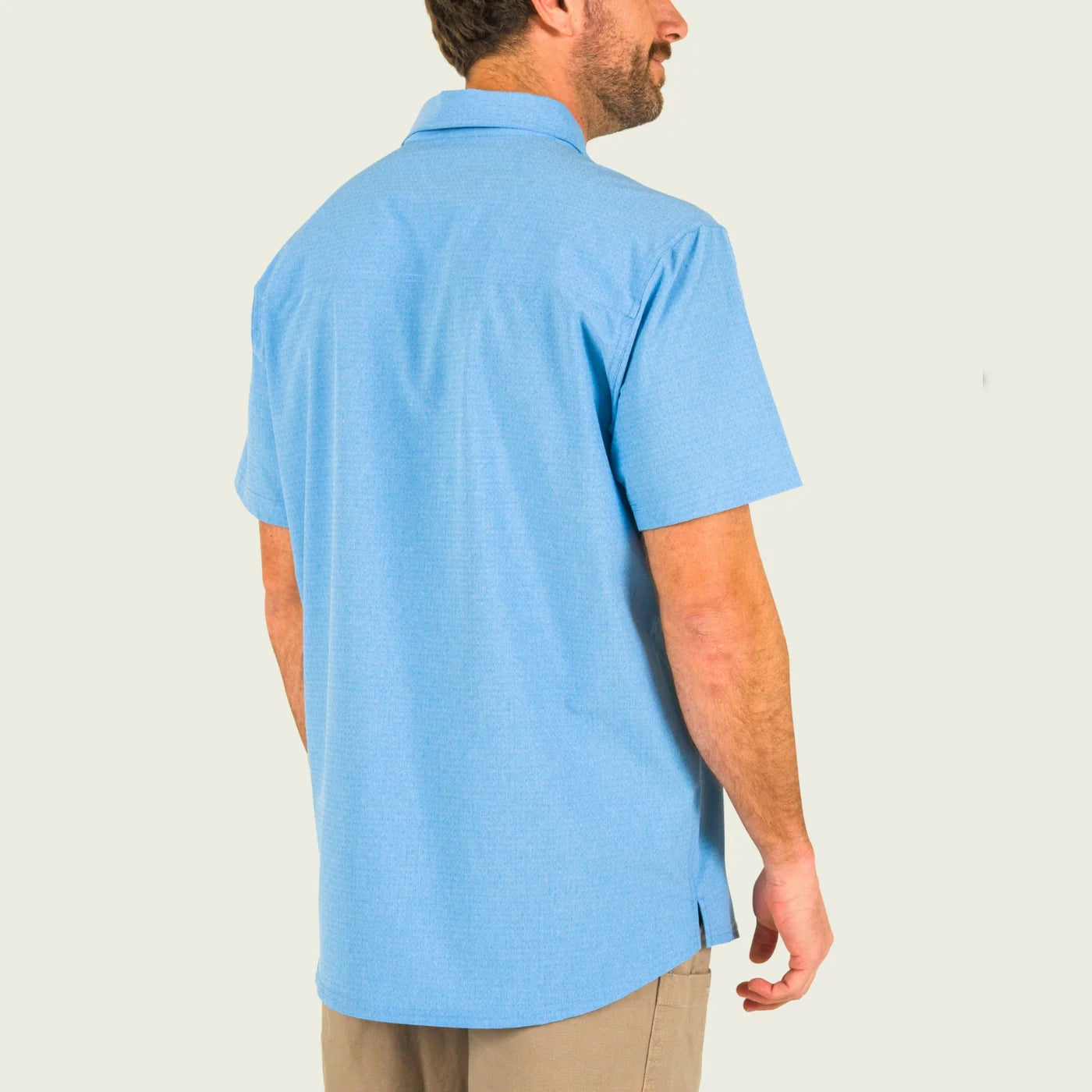 Marsh Lenwood Short Sleeve Shirt in Angel Falls