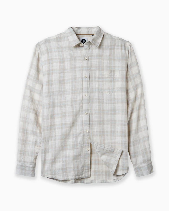 Toes On The Nose Solis | Long Sleeve Button Up in Birch