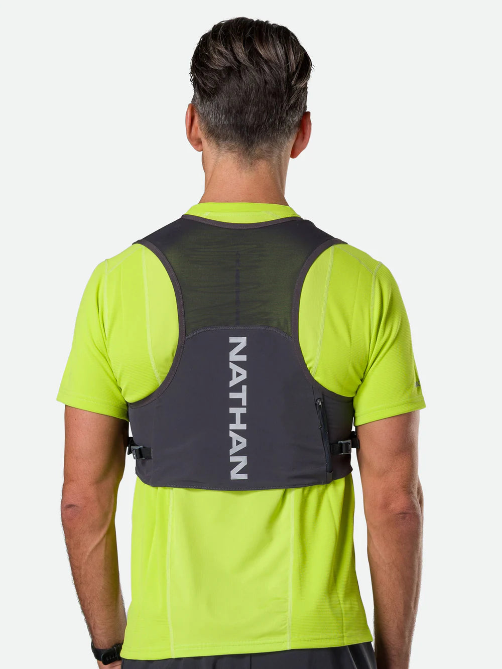 Nathan Pinnacle FeatherLite 1.5 Liter Hydration Vest in Charcoal/Reflective Silver