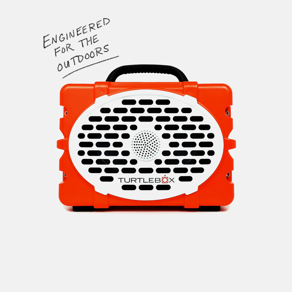 Turtlebox Outdoor Bluetooth Waterproof Gen 3 Portable Speaker in Orange/Black