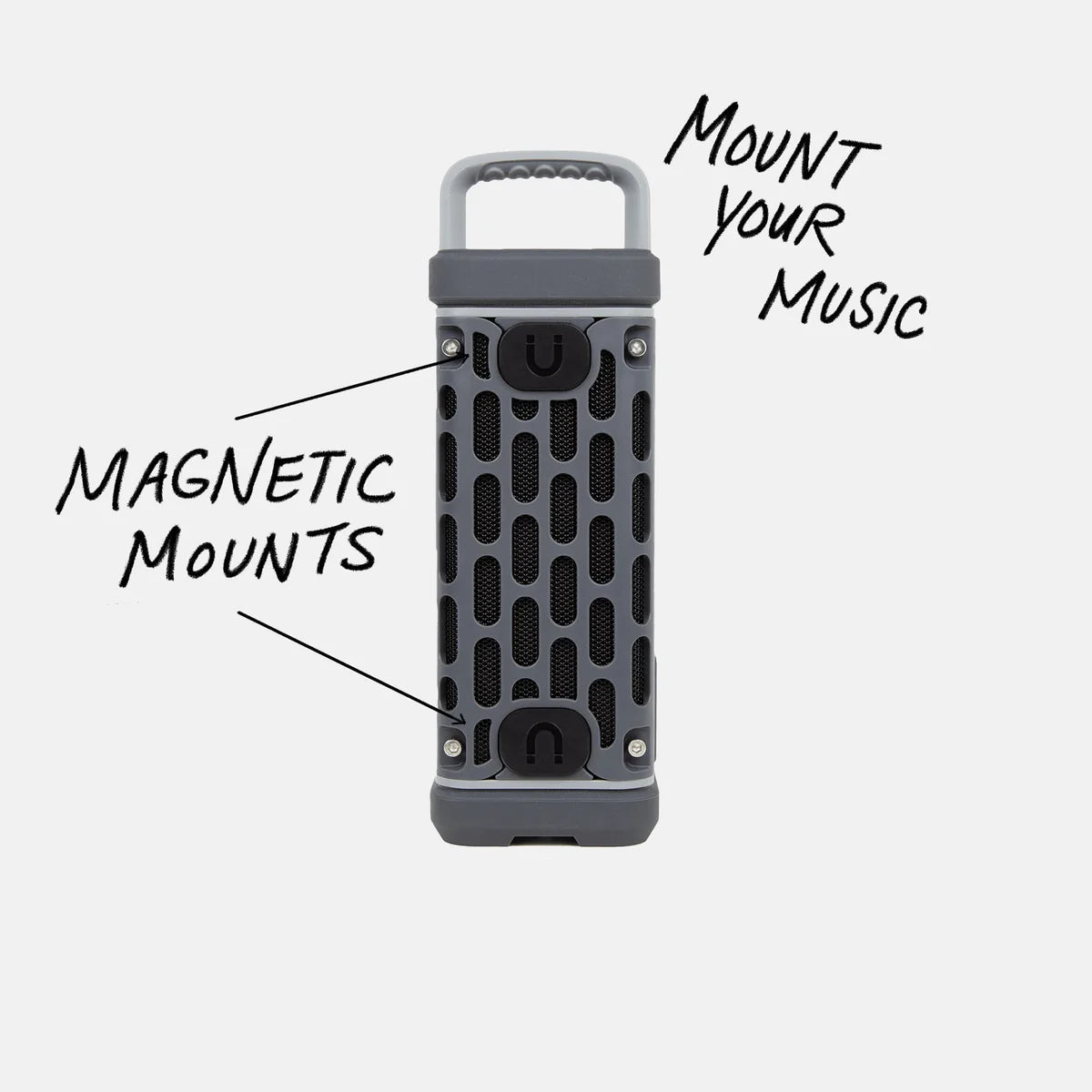 Turtlebox Outdoor Bluetooth Waterproof Ranger Speaker in Gray