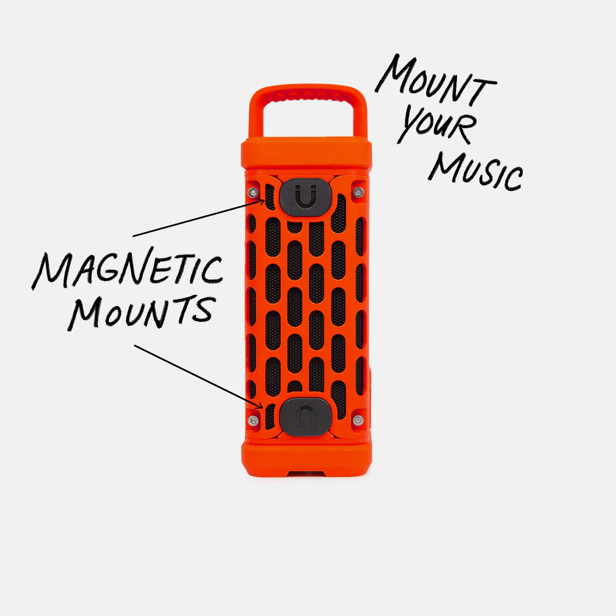 Turtlebox Outdoor Bluetooth Waterproof Ranger Speaker in Orange