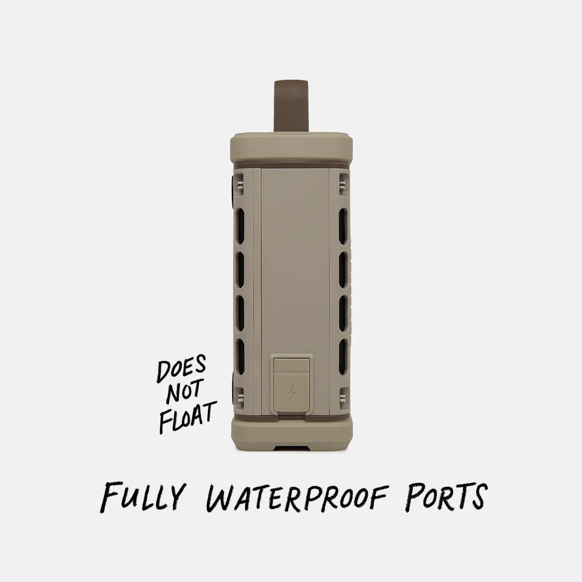 Turtlebox Outdoor Bluetooth Waterproof Ranger Speaker in Tan