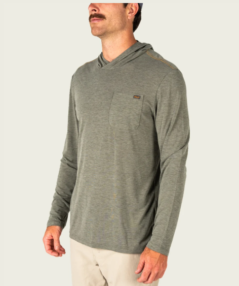 Marsh Buxton Hoodie in Grape Leaf Heather