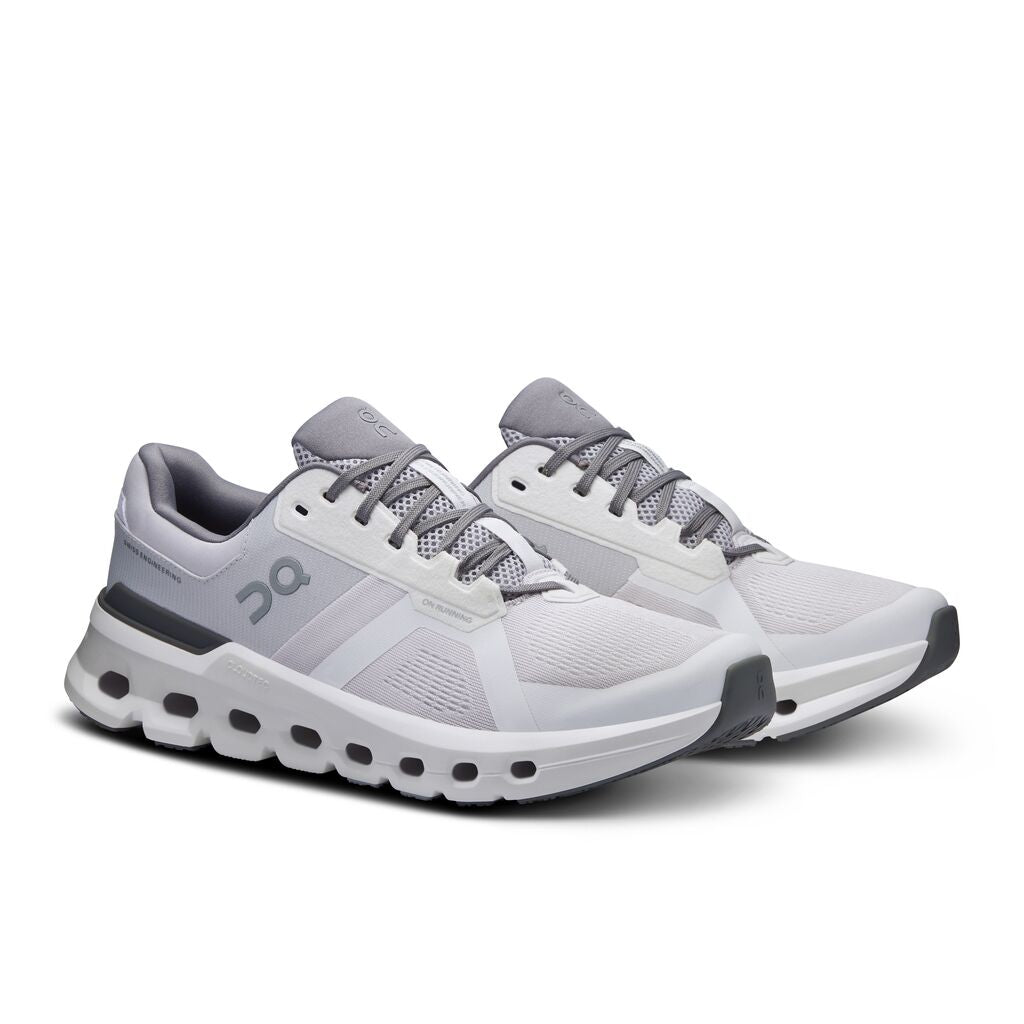 Men's On Cloudrunner 2 Running Shoe in Frost | White