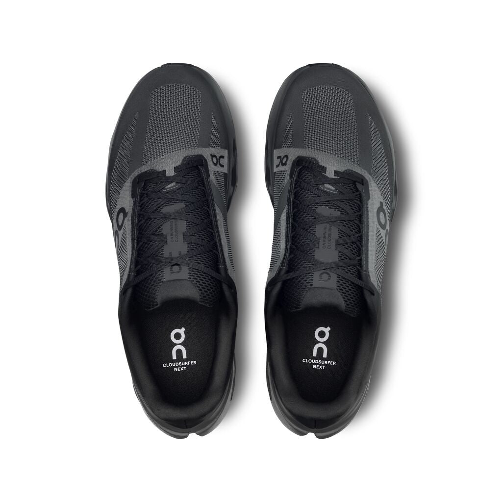Men's On Cloudsurfer Next Running Shoe in Black | Eclipse