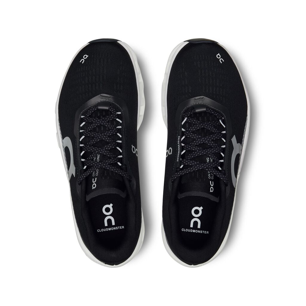 Women's On Cloudmonster 2 Running Shoe in Black | Frost
