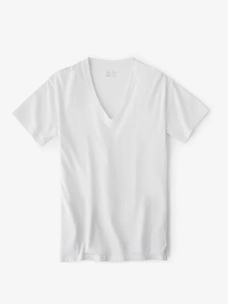 Tasc Performance Men's BamBare V-Neck Undershirt in White