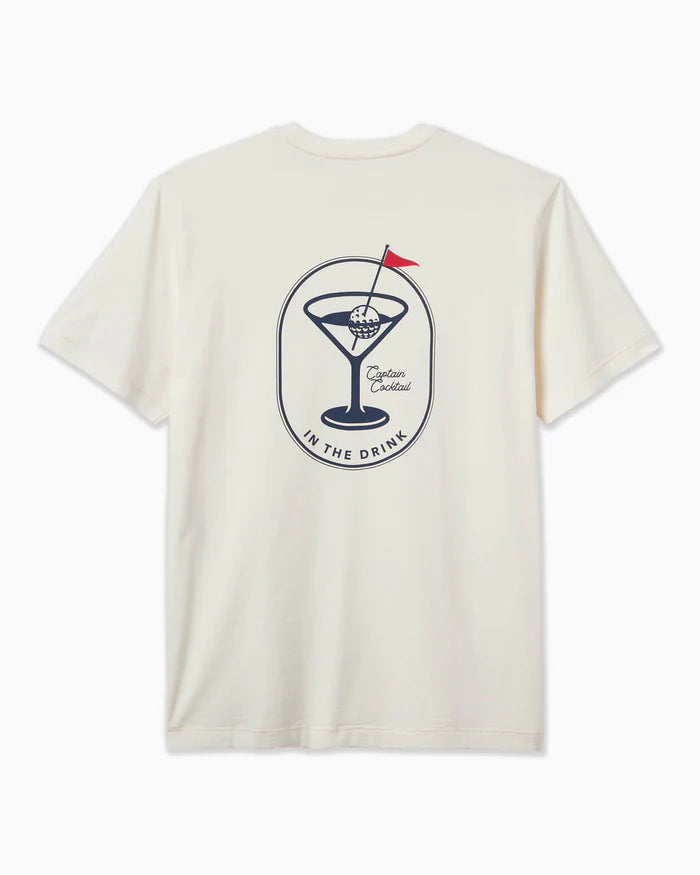 Toes on the Nose In The Drink Short Sleeve Tee in Natural