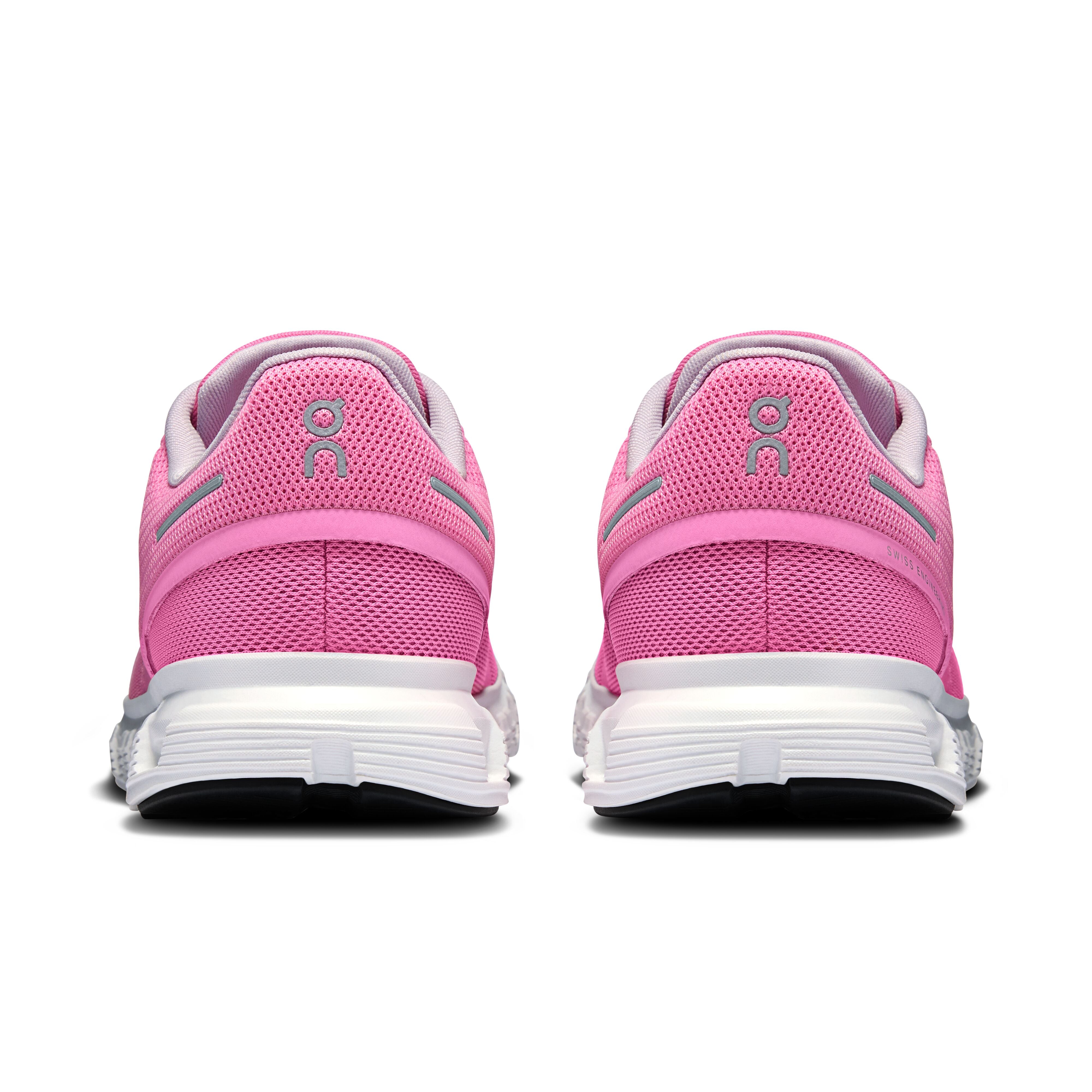 Women's On Cloud 6 Running Shoe in Raspberry | White