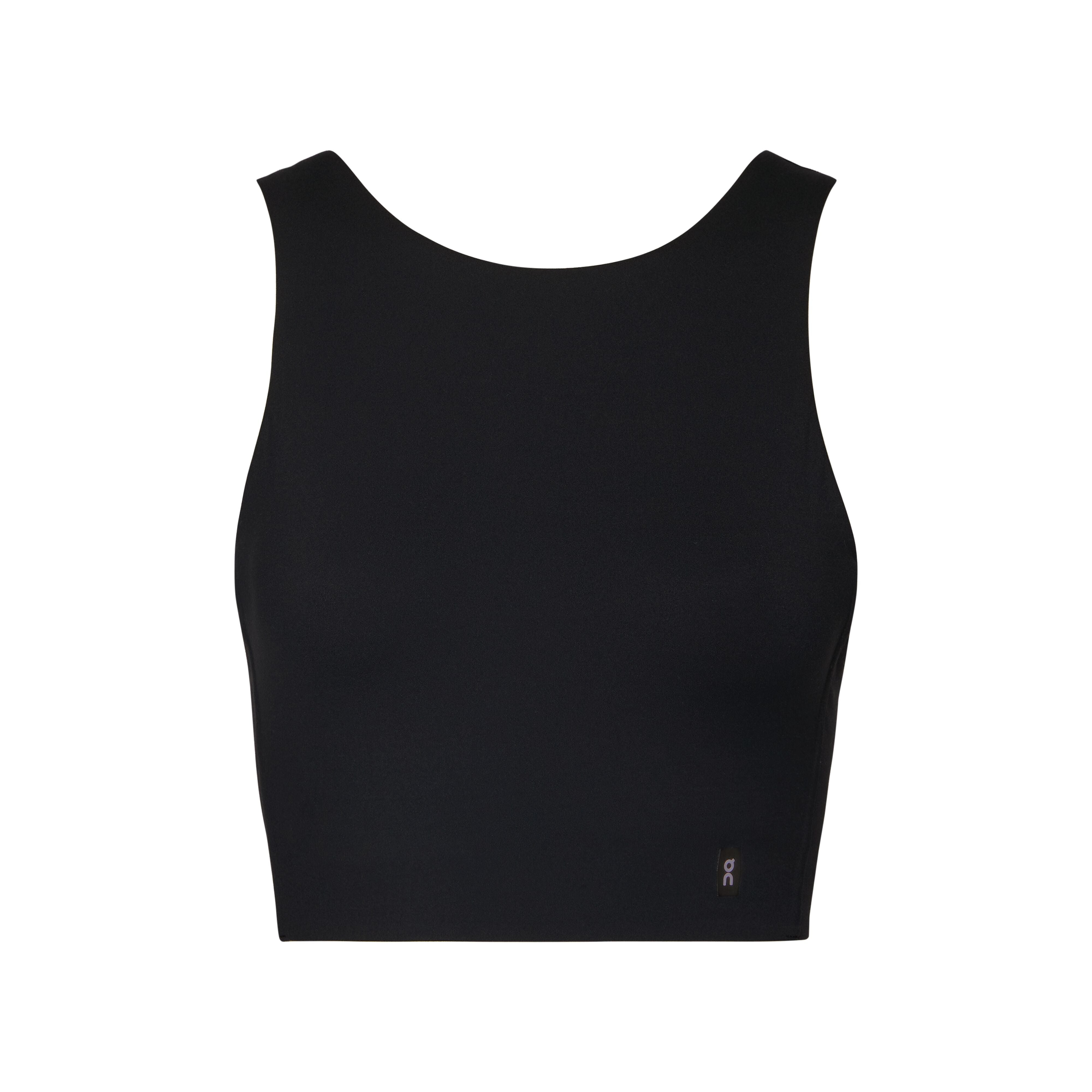 On Women's Core 2-in-1 Crop Top in Black