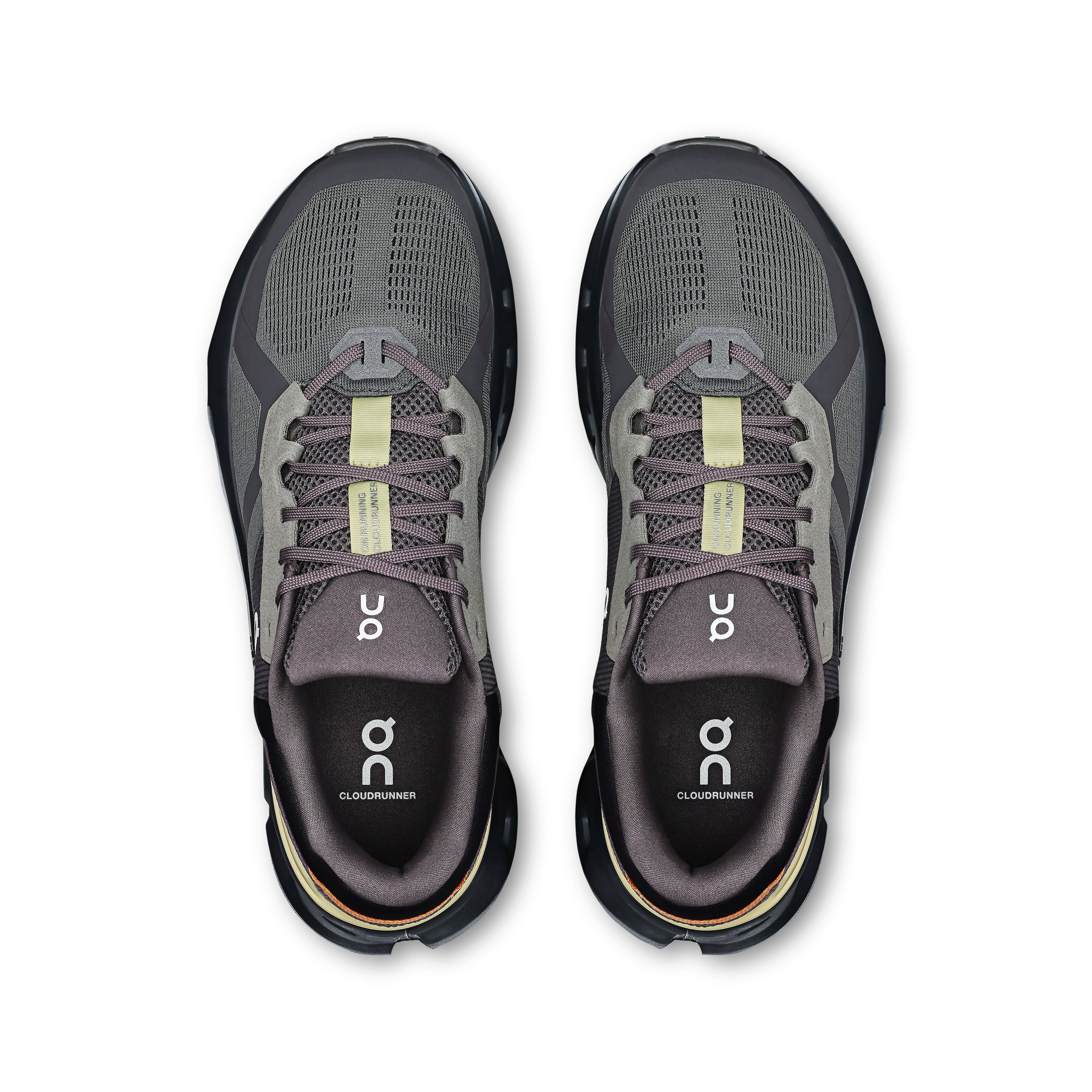 Men's On Cloudrunner 2 Running Shoe in Rock | Tangerine