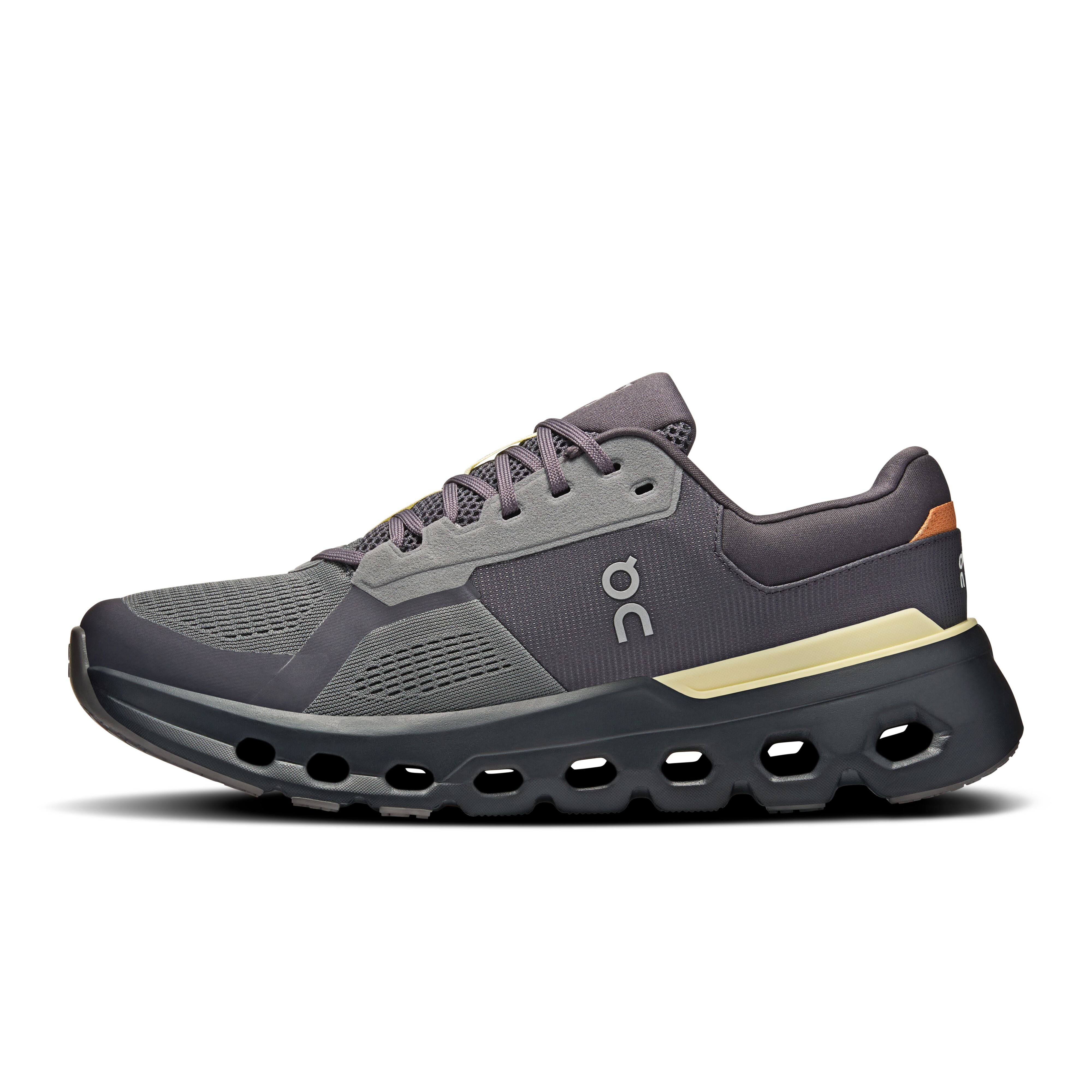 Men's On Cloudrunner 2 Running Shoe in Rock | Tangerine