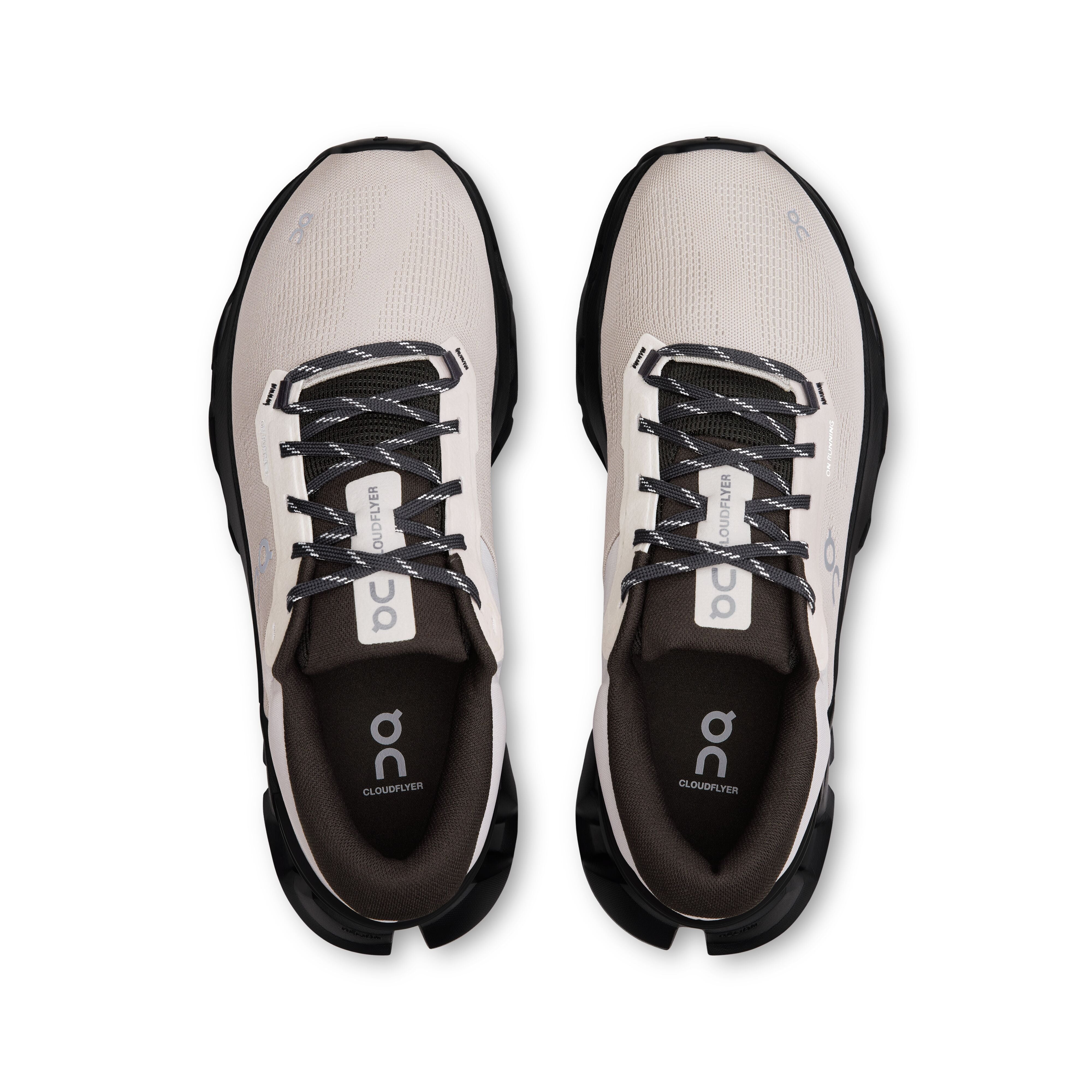 Men's On Cloudflyer 5 Running Shoe in Wolf | Black