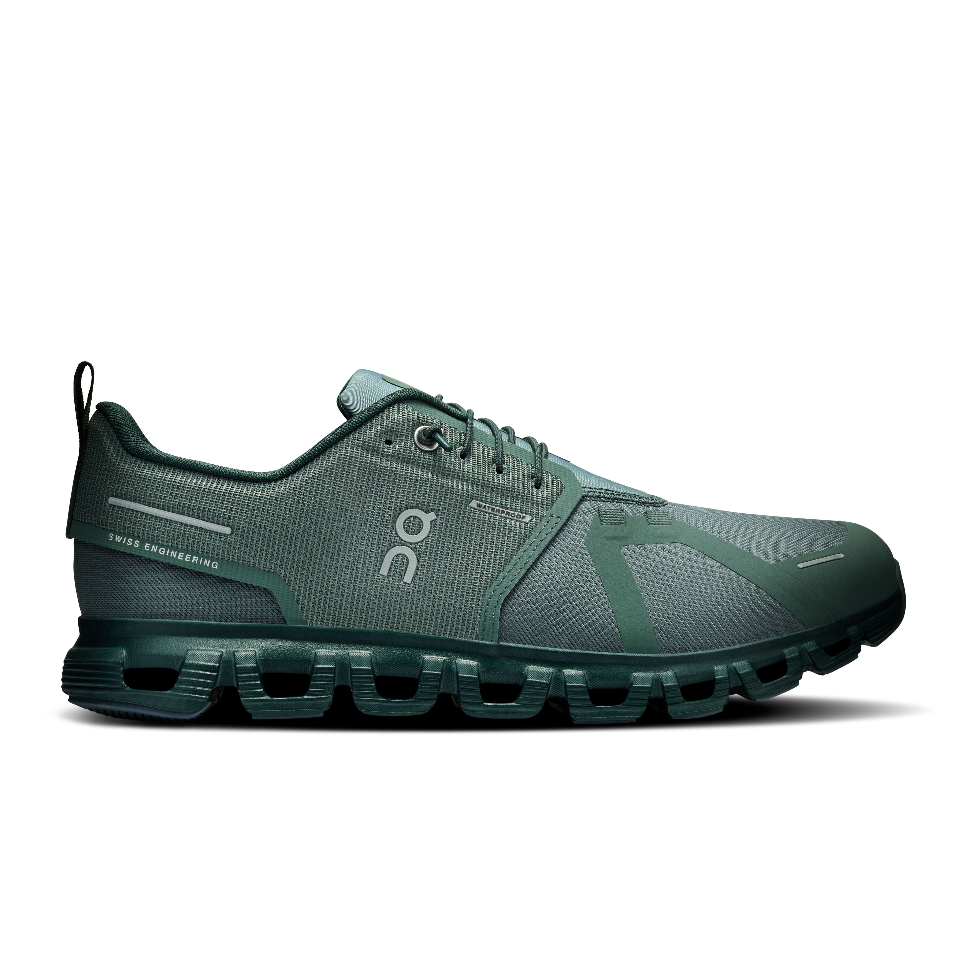 Men's On Cloud 6 Waterproof Shoe in Olive | Evergreen