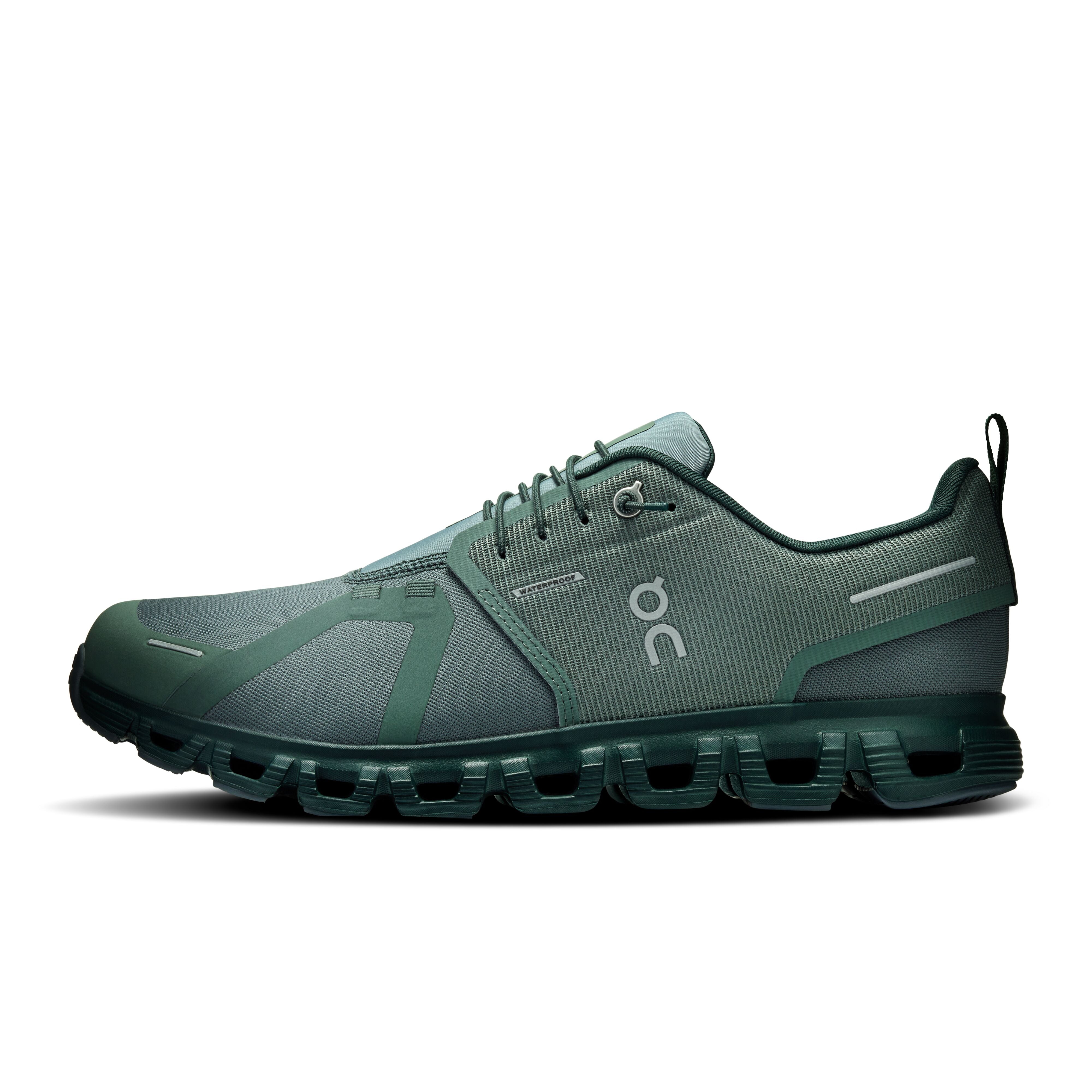 Men's On Cloud 6 Waterproof Shoe in Olive | Evergreen