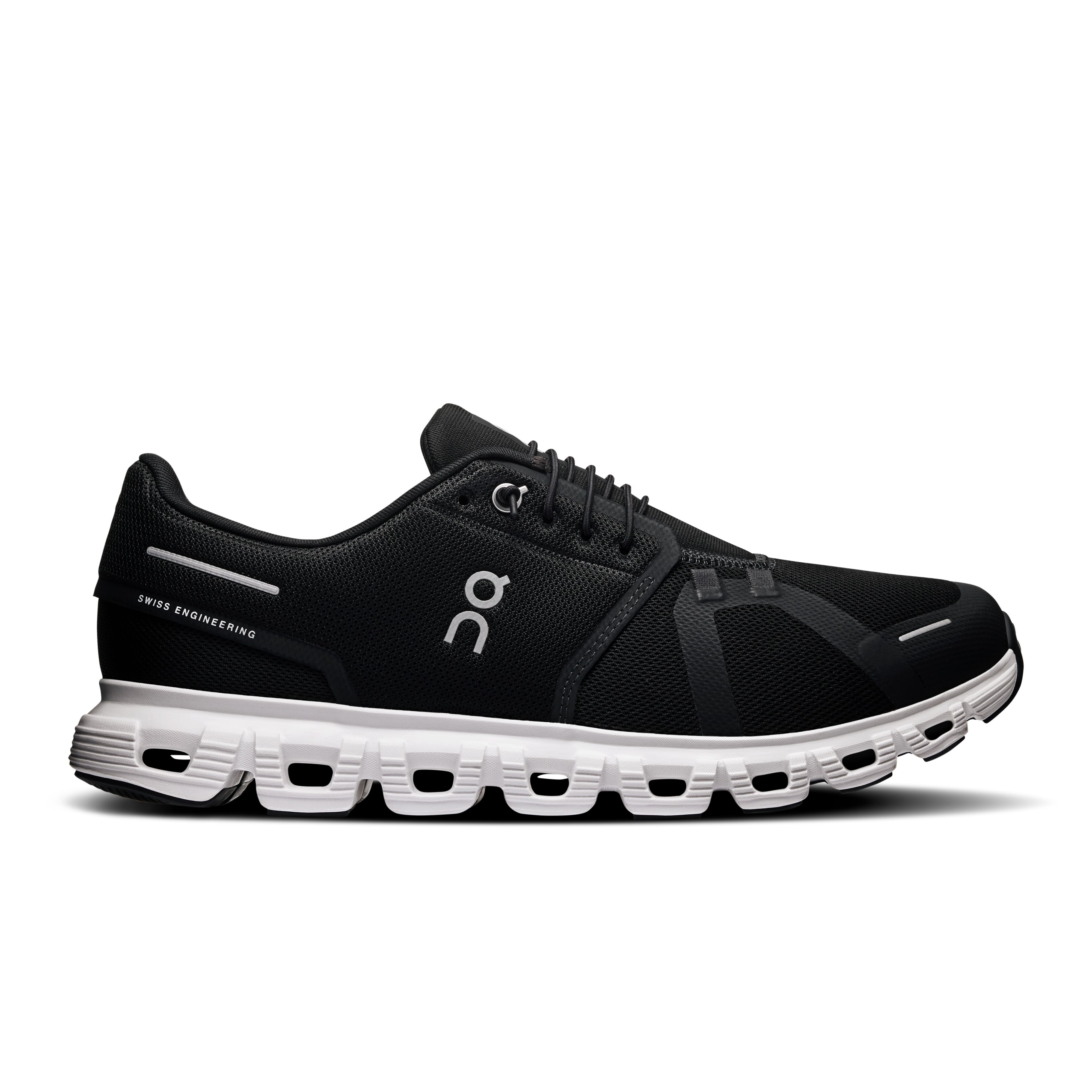 Men's On Cloud 6 Running Shoe in Black | White