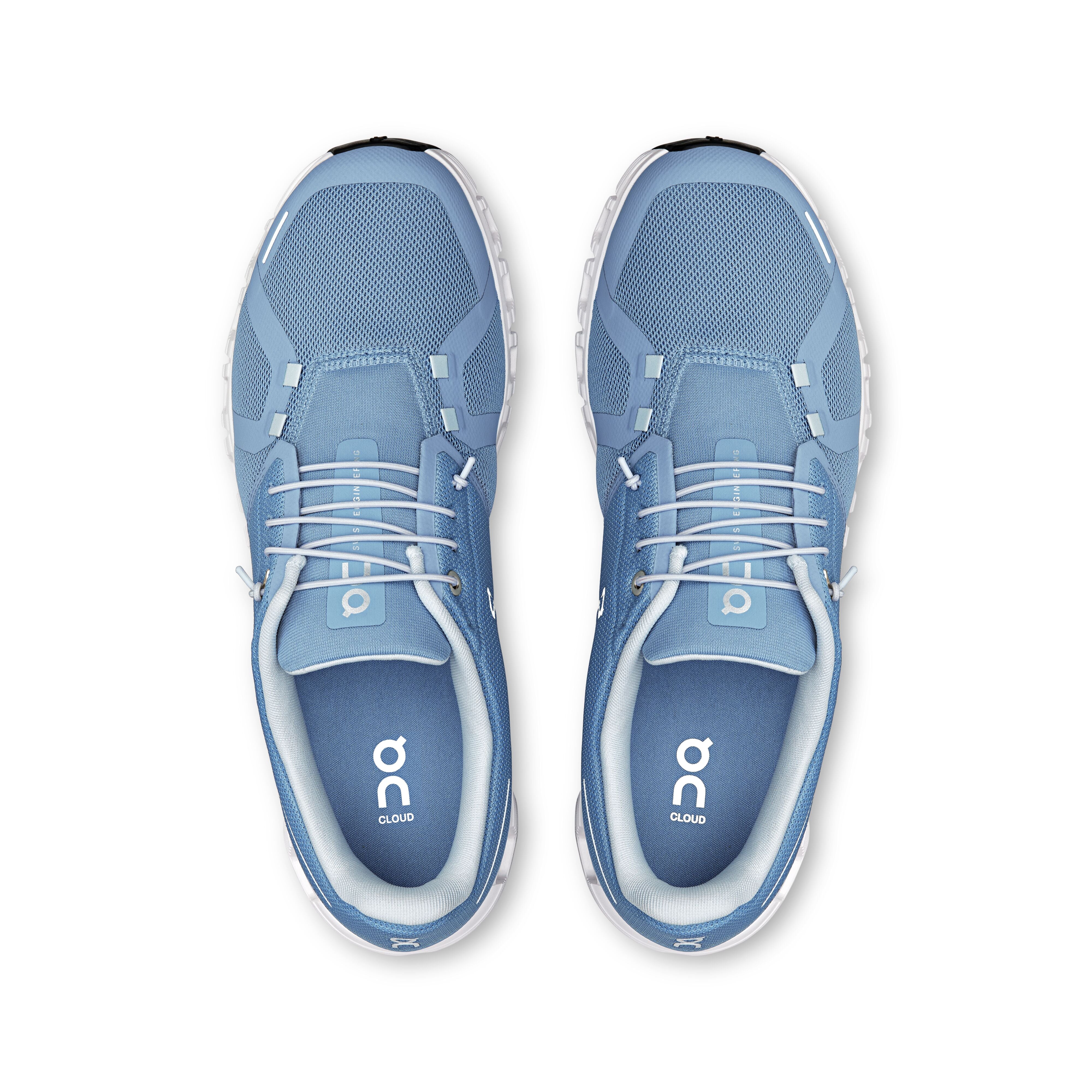 Men's On Cloud 6 Running Shoe in Chambray | White