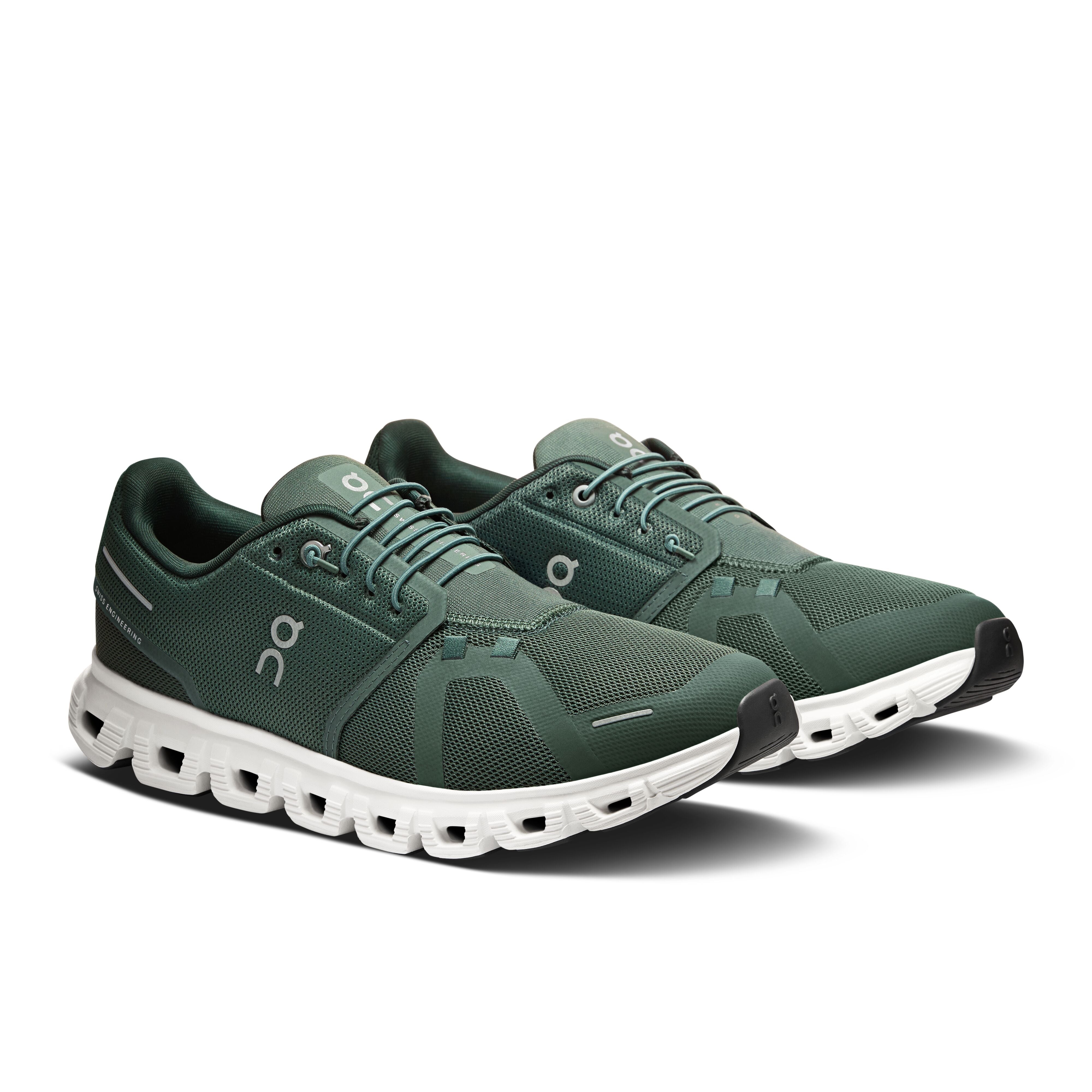 Men's On Cloud 6 Running Shoe in Olive | Evergreen