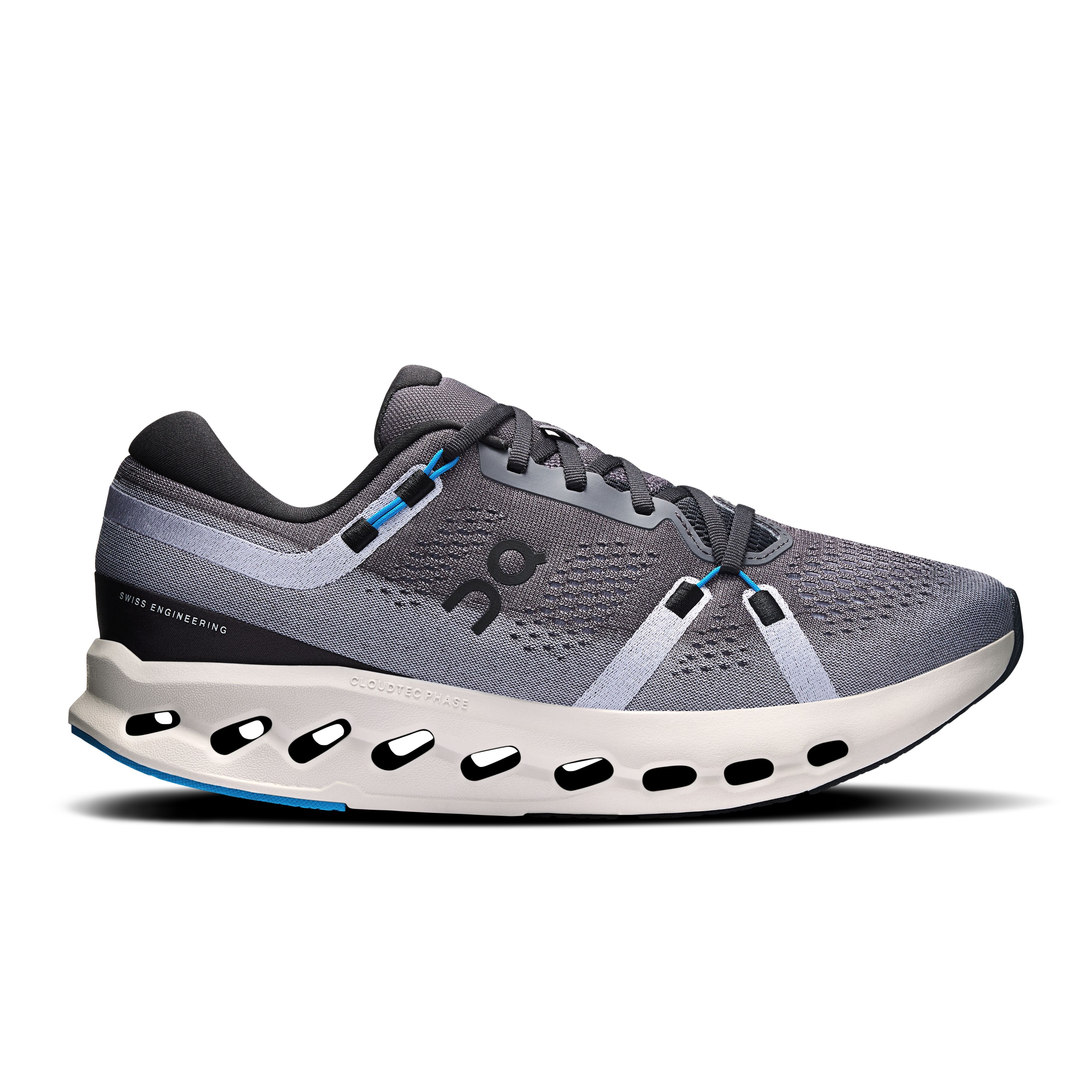 Men's On Cloudsurfer 2 Running Shoe in Black | Malibu